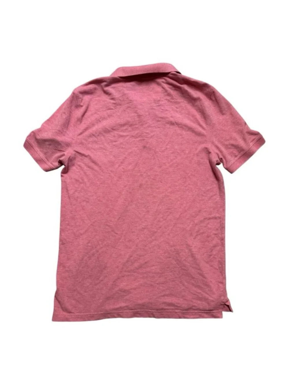 Banana Republic Polo Shirt Men’s L Tall Pink Heather Cotton Stretch Logo